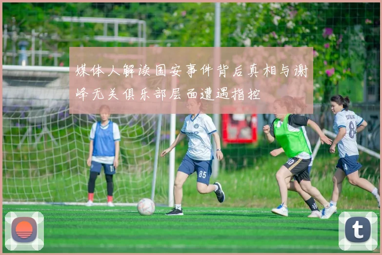 媒体人解读国安事件背后真相与谢峰无关俱乐部层面遭遇指控